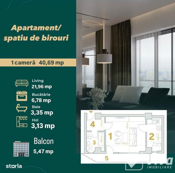 Garsonieră decomandată în Nicolina