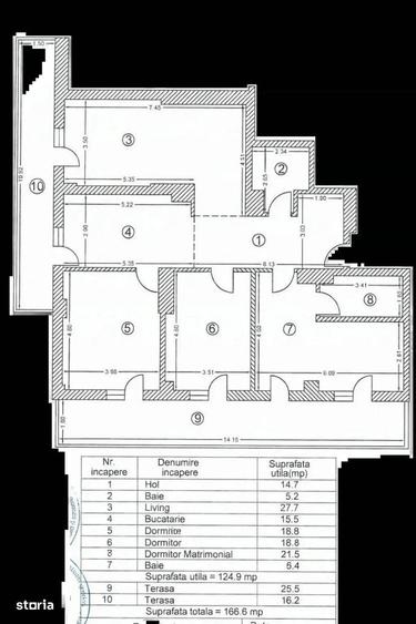 Apartament luminos 4 camere, terase de 42 mp, Herastrau - 9
