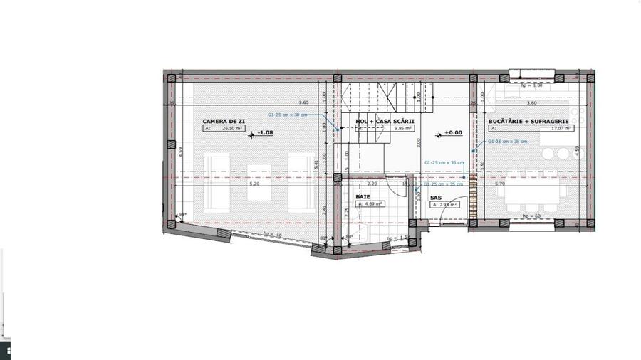 Duplex cu 4 camere cu Canalizare în Iris