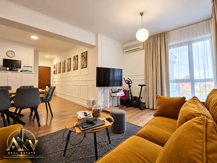 Apartament cu 3 camere decomandat, mobilat în Voluntari