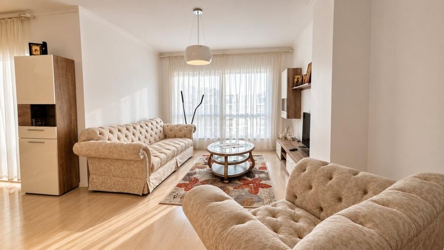 Apartament cu 2 camere semidecomandat în Băneasa