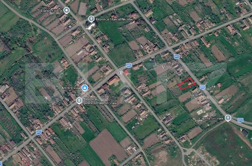 Casă individuală cu 4 camere cu Teren 1275 Mp în Seceani