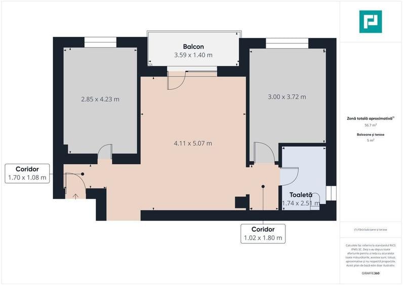 Apartament dublu zona Genesys Arad - 6