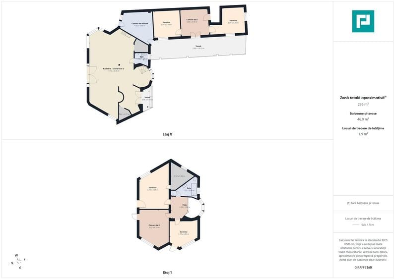 Casă cu 7 camere cu Teren 1482 Mp în Nojorid