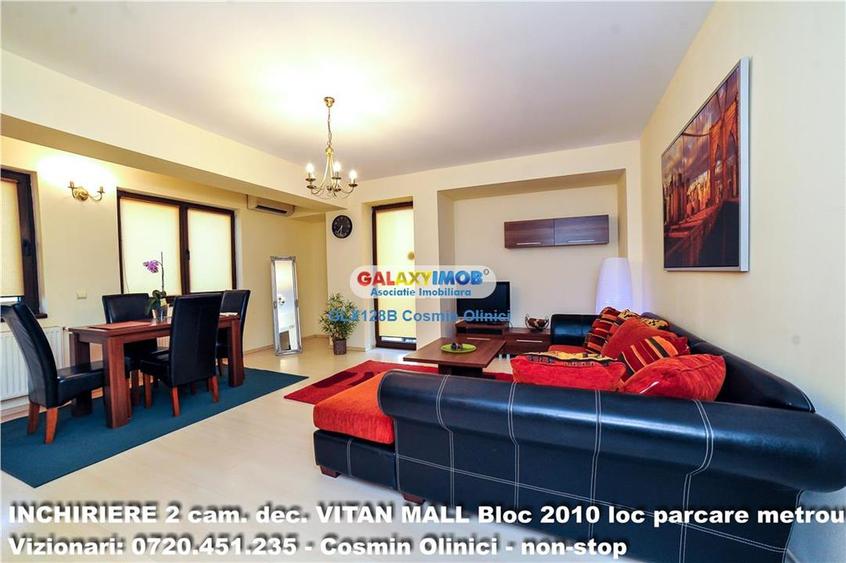 Apartament cu 2 camere decomandat, mobilat în Vitan Mall