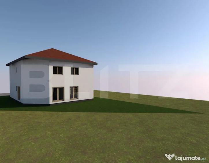 Casă cu 4 camere cu Teren 150 Mp în Florești