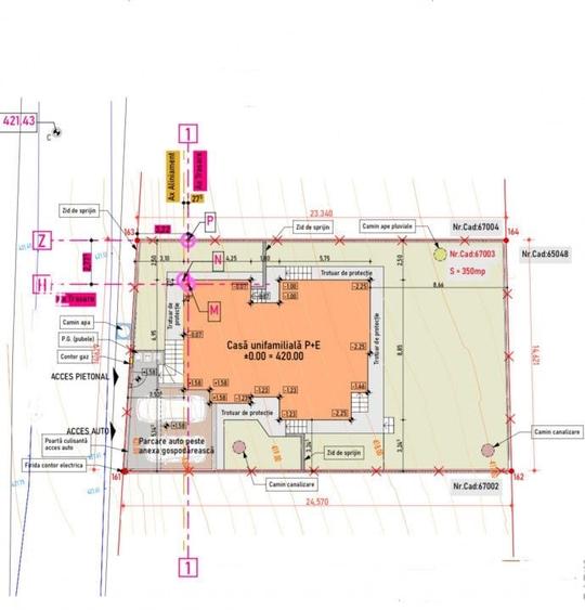 Casă cu 4 camere cu Teren 350 Mp în Apahida
