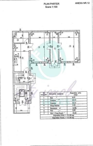 Casă individuală cu 7 camere cu Canalizare în Unirii