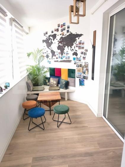 Apartament cu 2 camere semidecomandat, mobilat în Florești