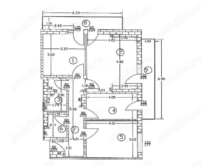 Apartament cu 2 camere decomandat, mobilat în 13 Septembrie