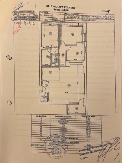 Apartament cu 4 camere decomandat în Central