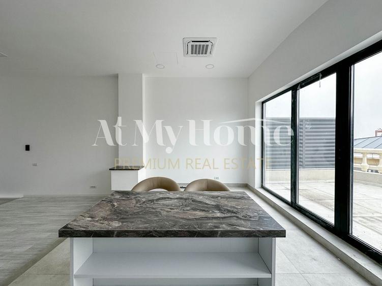 Duplex penthouse spatios si luminos cu 4 camere, nemobilat LUX, parcare, terasa - 11