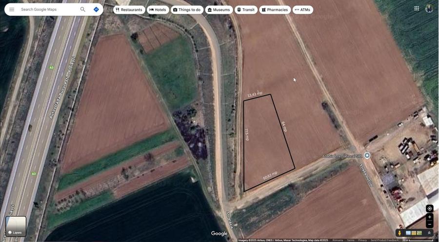 Teren agricol extravilan de 2095 mp, în Moara Vlăsiei