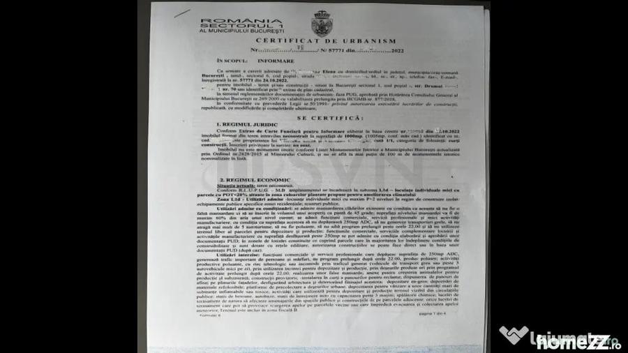 Teren în Sisești