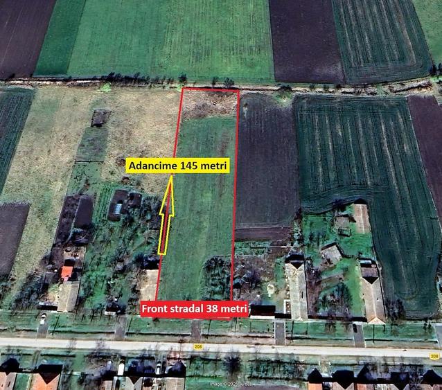 Teren de 5528 mp, în Sânmartinu Maghiar