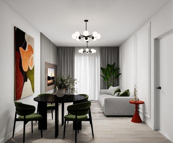 Apartament cu 2 camere în Industriilor
