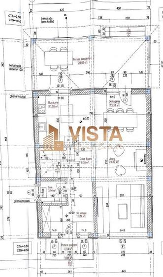 Casa Premium, 4 camere, 500 mp teren, toate utilitatile, Sanpetru-Harm - 13