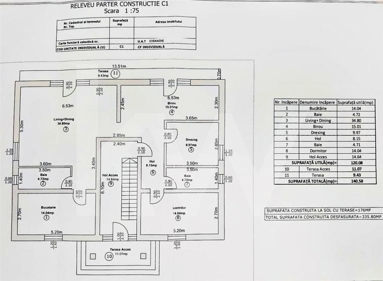 Casă individuală cu 8 camere cu Canalizare în Cisnădie