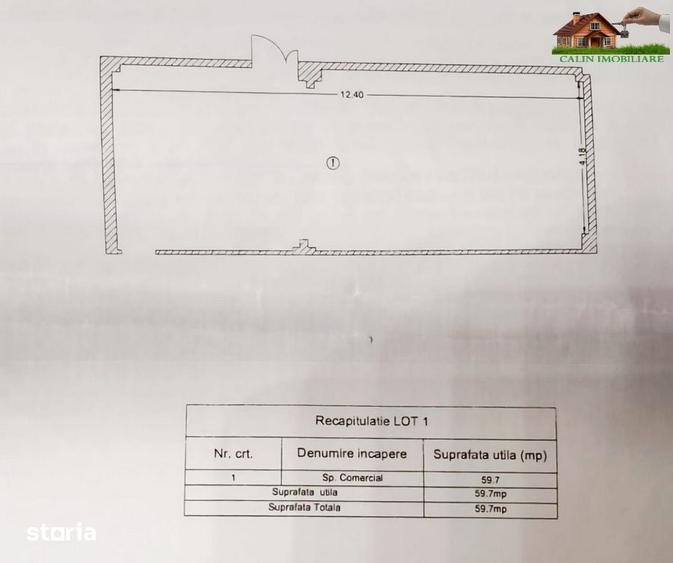 Spațiu comercial, de 60 mp, în Mircea cel Bătrân