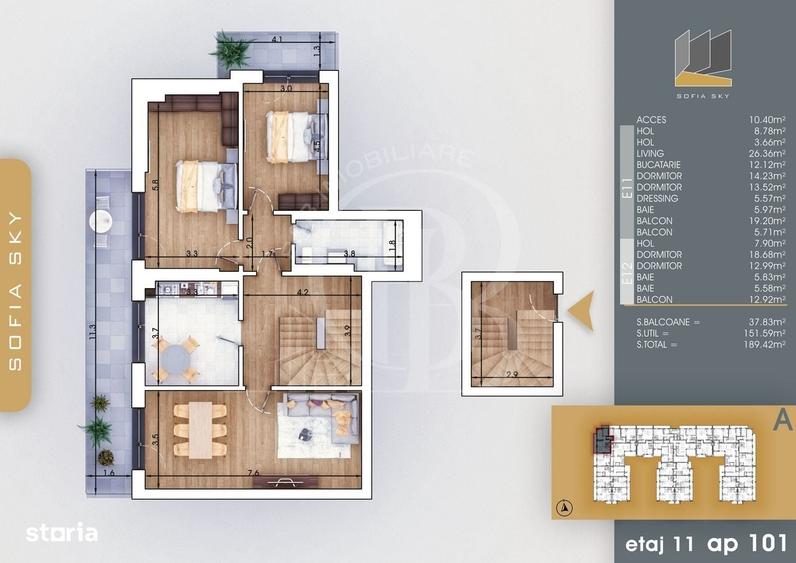 Bloc Finalizat Duplex 5 camere Theodor Pallady 7min Metrou - 1
