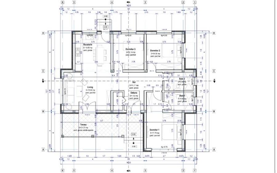 Casă individuală cu 4 camere cu Teren 500 Mp în Tărlungeni