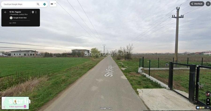 Teren de 520 mp, în 1 Decembrie