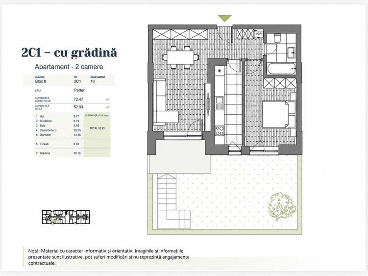 Garsonieră în Ștefăneștii de Jos