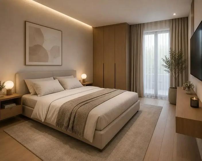 Apartament cu 4 camere, mobilat în Pipera
