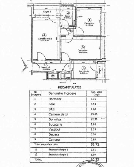 Apartament cu 3 camere în Floreasca