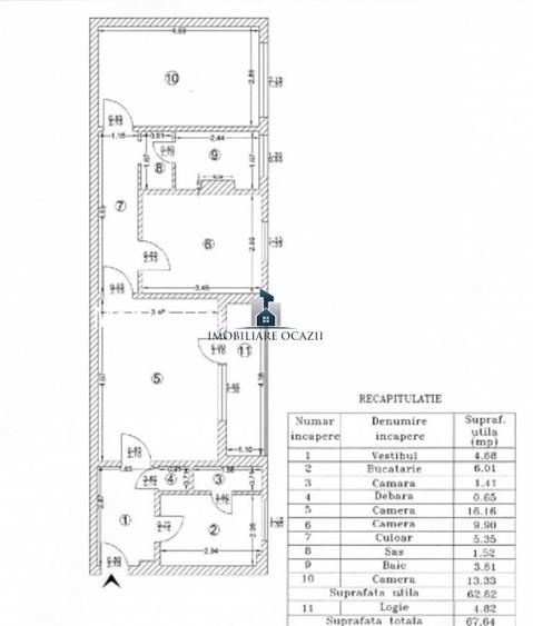 Apartament cu 3 camere semidecomandat, mobilat în Berceni — fotografia 2