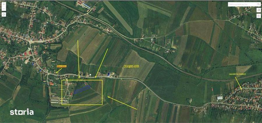 Teren de 2900 mp, în Aghireșu