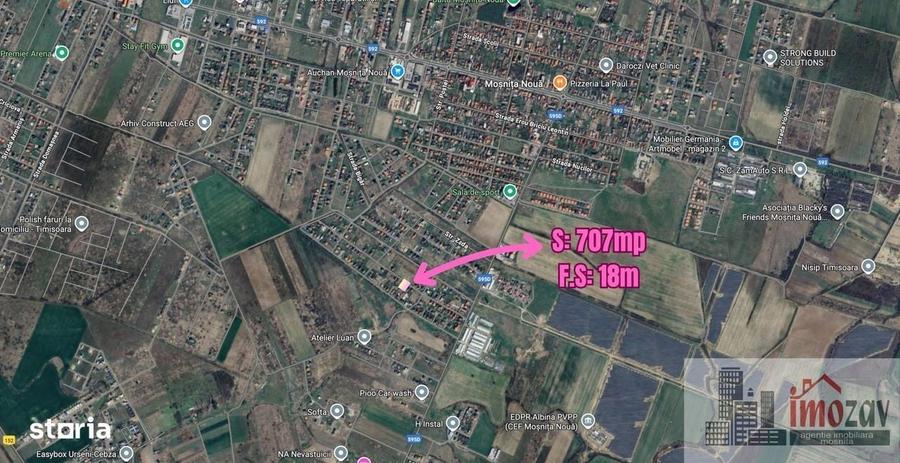 Parcela de vanzare Mosnita Noua, Strada Comarnic - 1