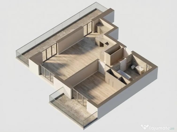 OPORTUNITATE! Ansamblu NZEB! 2 Camere terasa si balcon, Damb - Cluj-Napoca (Cluj) - 2