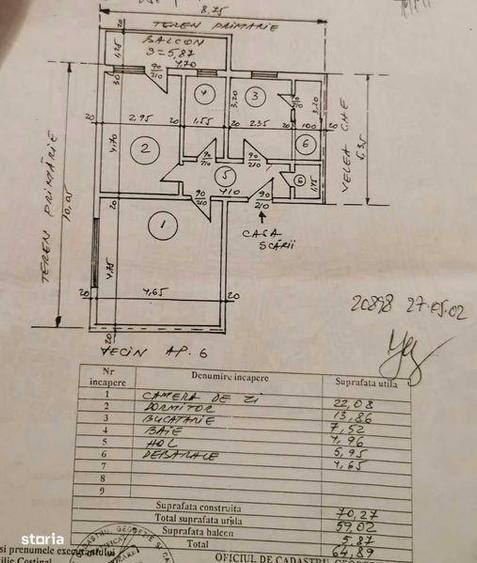 Apartament cu 2 camere decomandat în Letea Veche