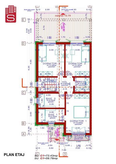 Duplex cu 5 camere cu Canalizare în Aradului