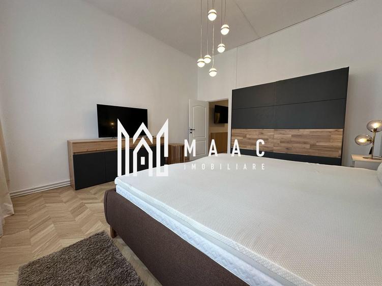 Apartament cu 3 camere semidecomandat, mobilat în Central