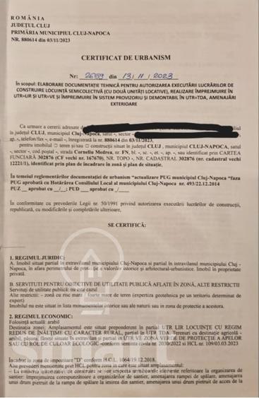 Teren Construcții intravilan de 771 mp, în Iris