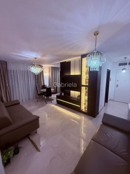 Inchiriez apartament trei camere LUX Prima WISTA CU LOC PARCARE CU PRIZA INCARCARE MASINA