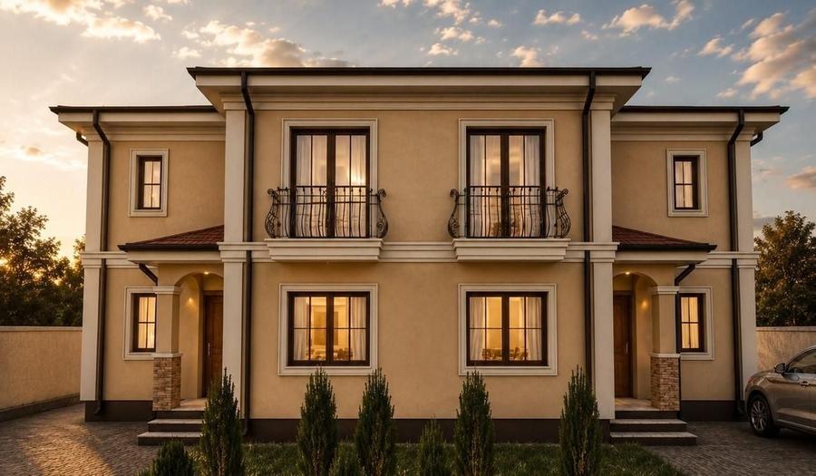 Duplex cu 4 camere cu Teren 254 Mp în Giroc