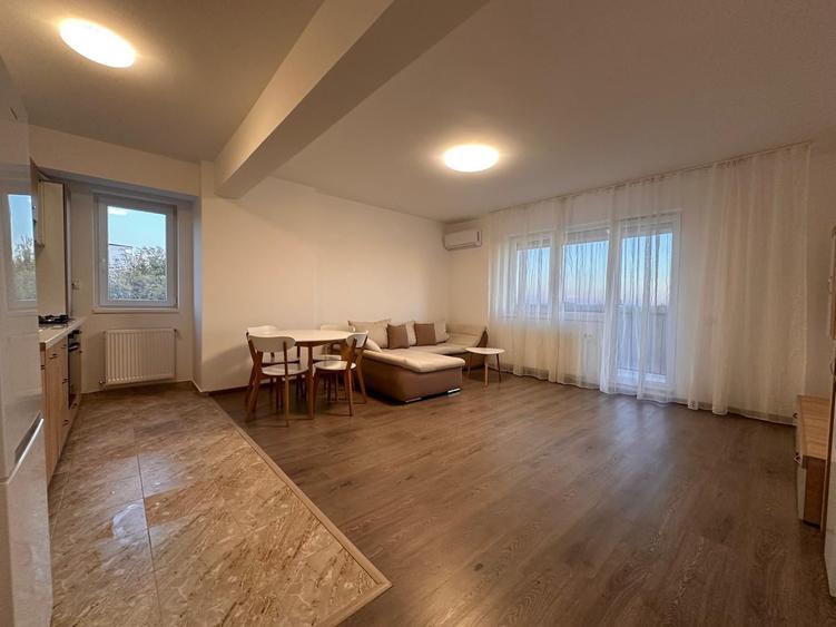 Apartament cu 2 camere semidecomandat, mobilat în Metalurgiei