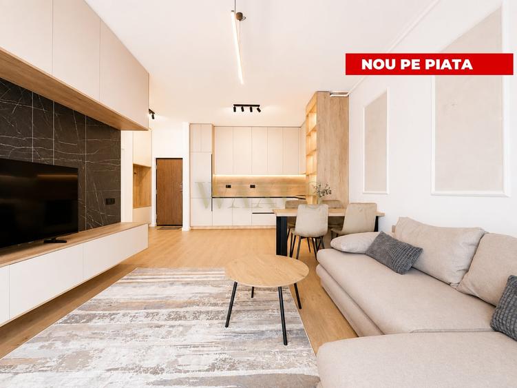 Apartament cu 2 camere semidecomandat, mobilat în Florești