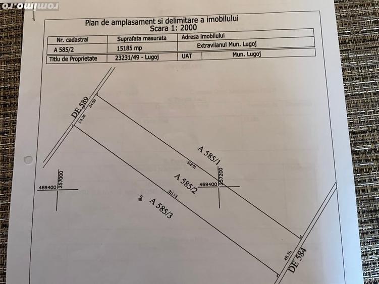 Teren de 15185 mp, în Central