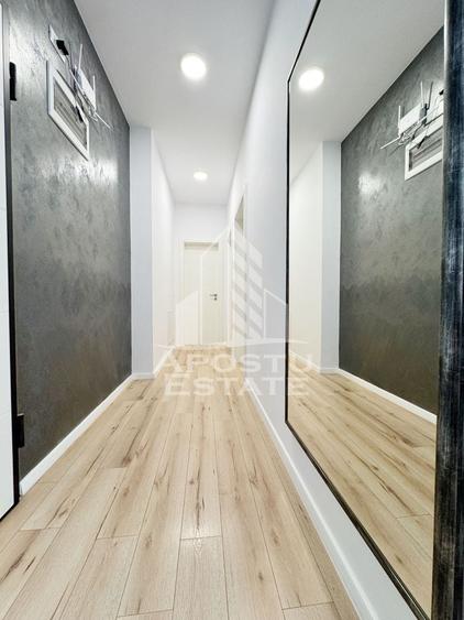 Apartament cu 3 camere semidecomandat, mobilat în Giroc