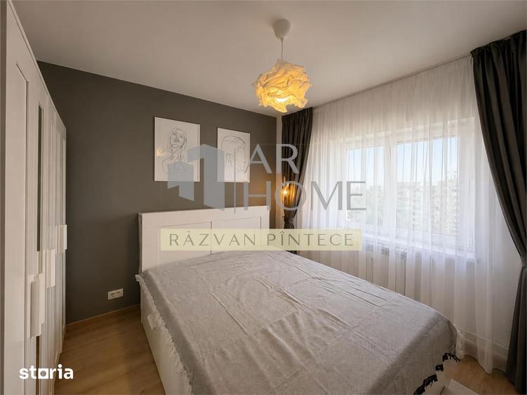 Apartament cu 2 camere decomandat, mobilat în Republicii