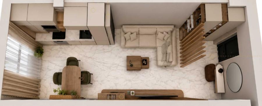 Apartament cu 2 camere semidecomandat în Central