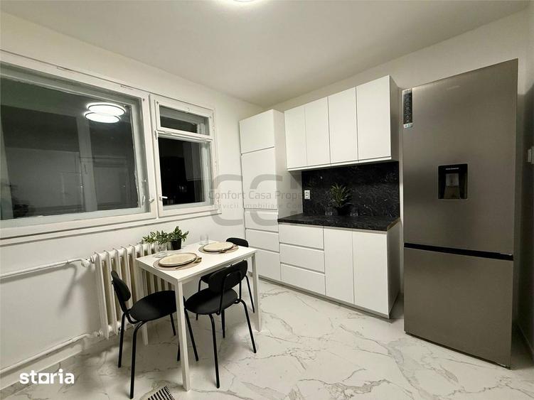 Apartament cu 3 camere semidecomandat, mobilat în Vitan