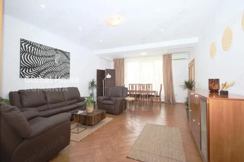Apartament cu 3 camere semidecomandat, mobilat în Herăstrău