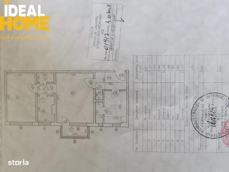Apartament cu 2 camere semidecomandat în Central