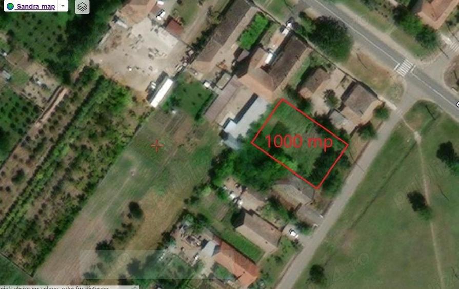 Teren de 10000 mp, în Șandra