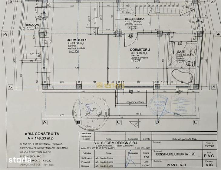 Casă cu 5 camere cu Teren 216 Mp în Aviației